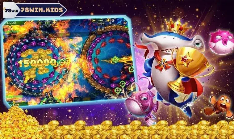 Bắn Cá Online - Thỏa Sức Cùng Đam Mê Tại Sân Chơi 78win 2 Có cơ hội thắng lớn khi chơi bắn cá tại 78win